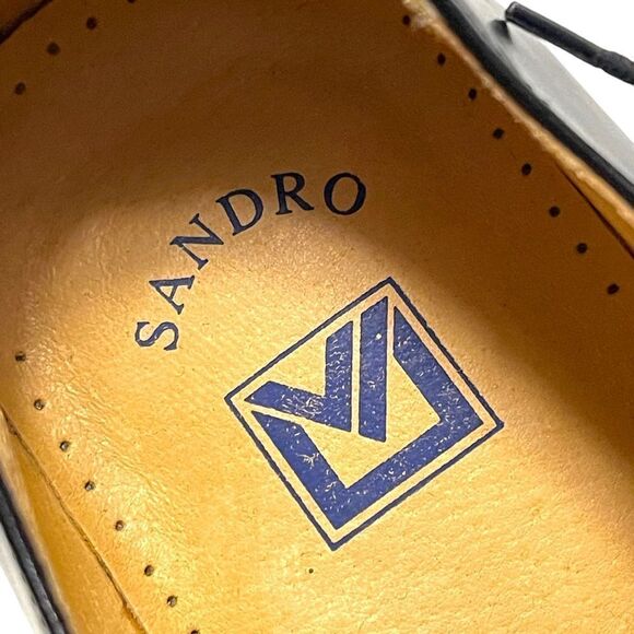 SANDRO Men’s Leather Lace-Up Dress Loafers 8.5 main image 9
